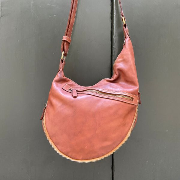 4. One shoulder bag brown BRASS Workshop bm866