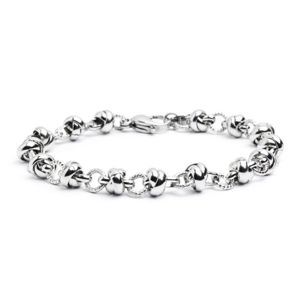 Fantasy Chain Bracelet steel gray Marlù Gioielli