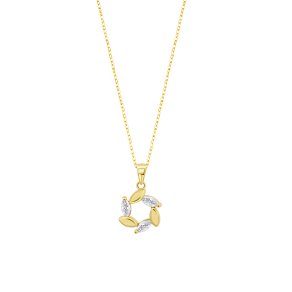 1. Collana LP3188 oro LOTUS Silver lp3188-1