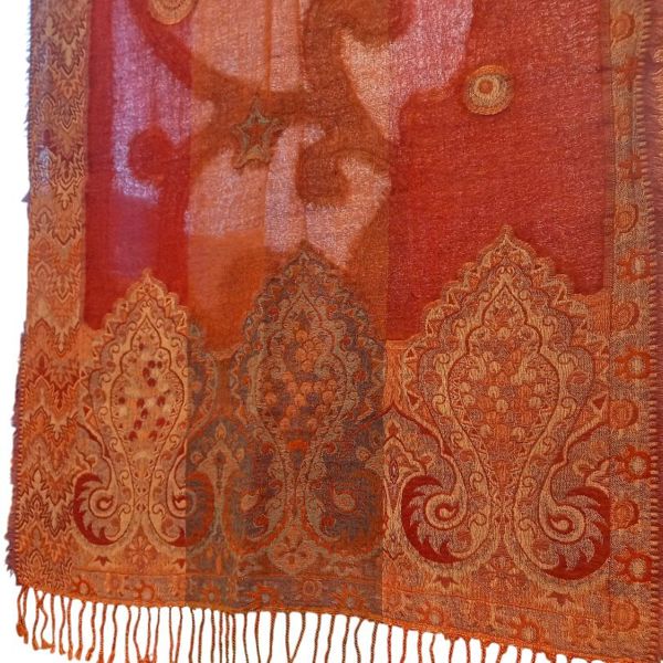 1. Sciarpa W34 rosso BRASS Workshop sw34