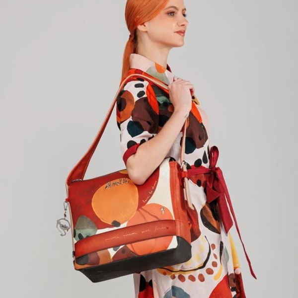 5. Borsa a spalla Alma Arancione Anekke 40712-310