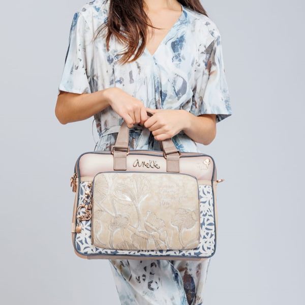 4. Borsa valigetta Anekke Memories beige Anekke 40826-113