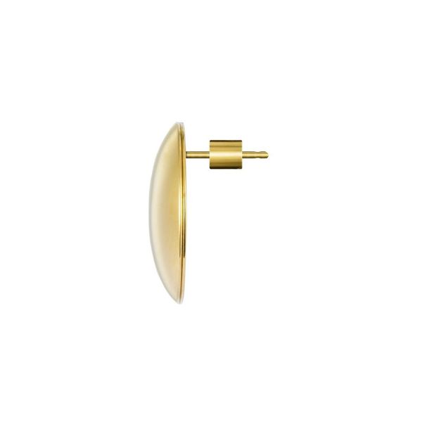 3. Round button earrings gold Marlù Gioielli 33or0094