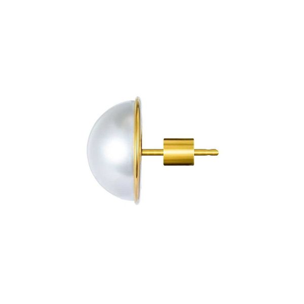 3. Half pearl earrings gold Marlù Gioielli 33or0092-w