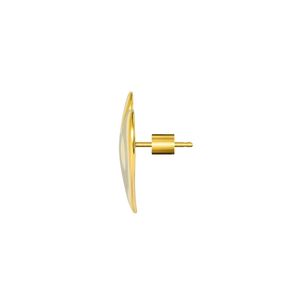3. Orecchini cuore irregolare oro