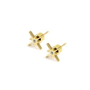"Wind Rose" Ear Stud Earrings gold Marlù Gioielli