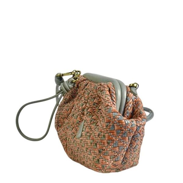 2. Parker clutch bag Lightblue/Pink BIBA par1l