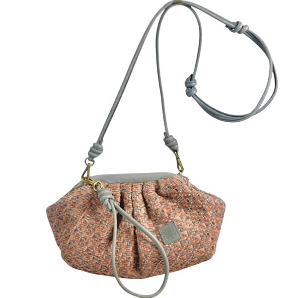 1. Parker clutch bag Lightblue/Pink BIBA par1l