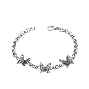Butterfly Bracelet silver grey Suali Gioielli
