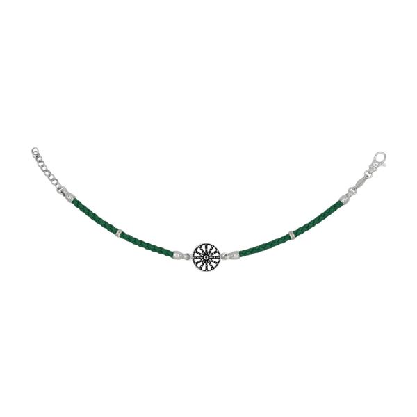 2. Sicilian Cart Wheel Bracelet green Suali Gioielli bm3134