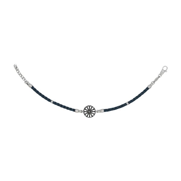 2. Sicilian Cart Wheel Bracelet blue Suali Gioielli bm3134