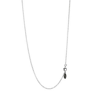 Catena maglia rolò 1 mm grigio argento Suali Gioielli
