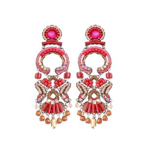 Artistic Road Earrings red AyalaBar