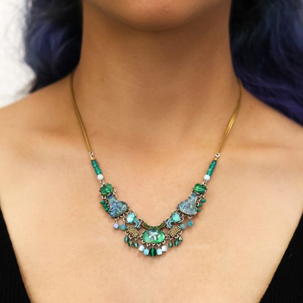 1. Collana Silas, Meadow Set verde AyalaBar r3566