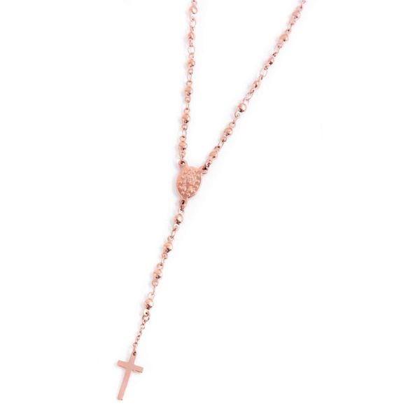 1. Y rosary necklace rosegold Marlù Gioielli 33co0004