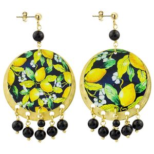Lemon Earrings black LEBOLE GIOIELLI