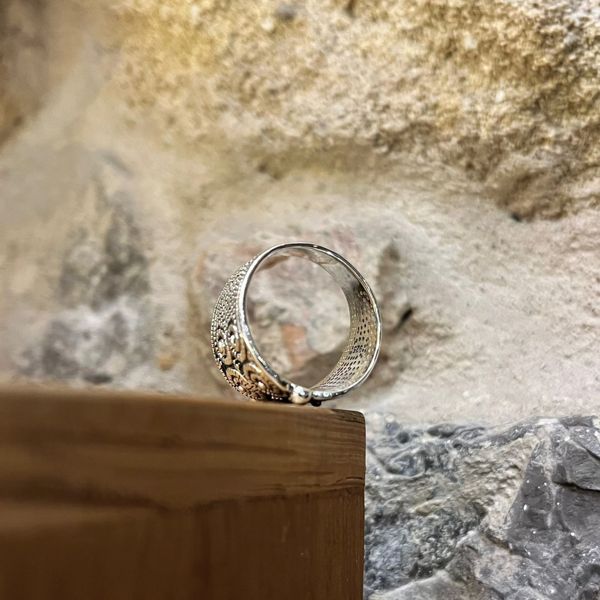 1. Anello 2503 grigio argento BRASS Workshop 25an03