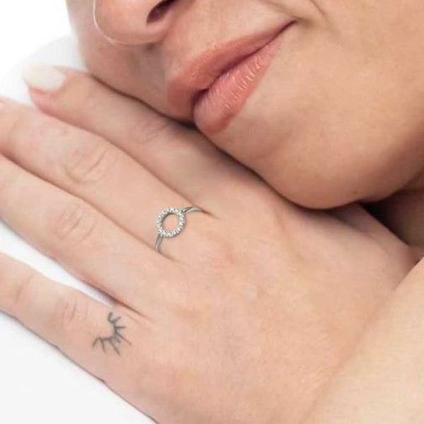 1. Anello cerchio grigio acciaio Marlù Gioielli 31an0016w