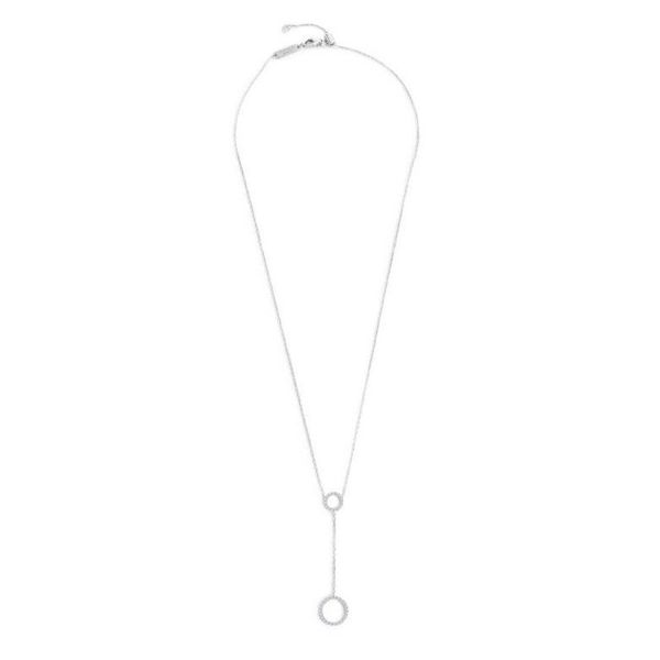 2. Collana a Y cerchi grigio acciaio Marlù Gioielli 31cn0016-w