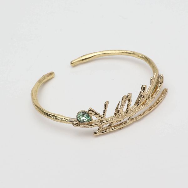 1. Bracciale Prickle verde chiaro KALLIOPE Handmade Jewelry gb1770