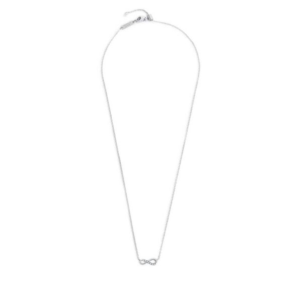 Collana infinito zirconia grigio acciaio Marlù Gioielli 31cn0008-w