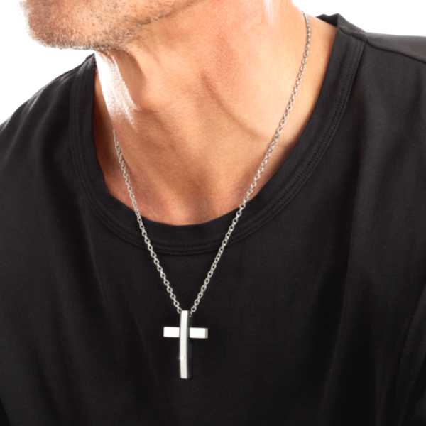 1. Collana LS2369 grigio acciaio LOTUS Style ls2369-1