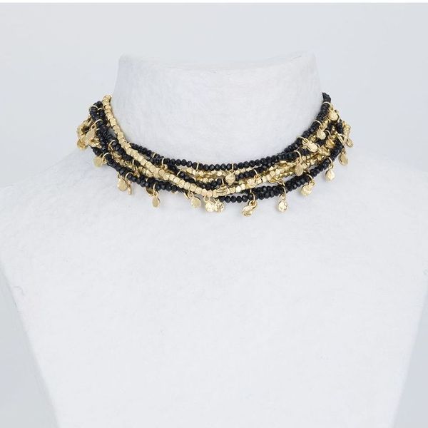 1. Collana N441G nero House Of Tuhina th-n441g