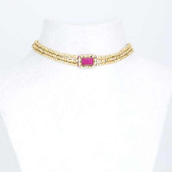 1. Collana N446G lavanda House Of Tuhina th-n446g
