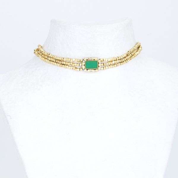 1. Collana N446G blu sporco House Of Tuhina th-n446g