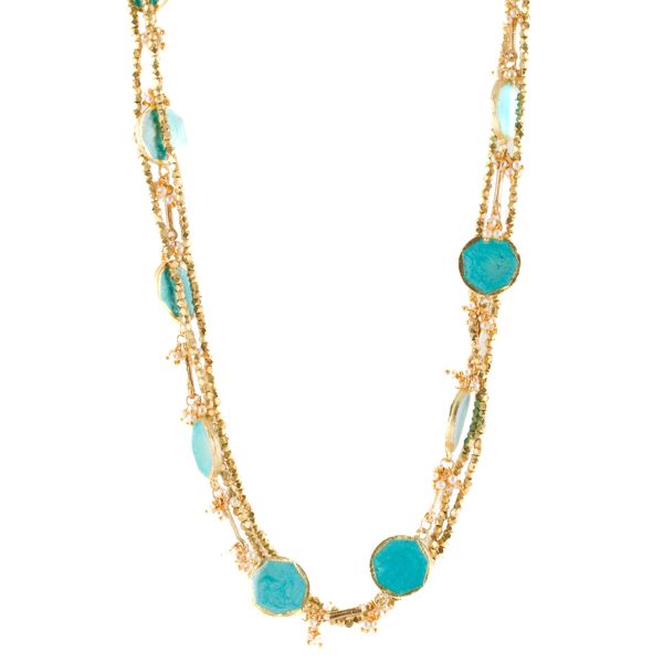 1. Collana Tuhina N467G turchese House Of Tuhina th-n467g