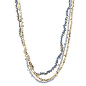 Collana N451G blu sporco House Of Tuhina