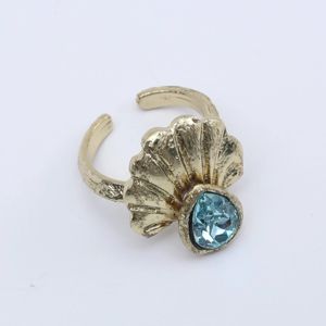 Anello Helen acqua KALLIOPE Handmade Jewelry