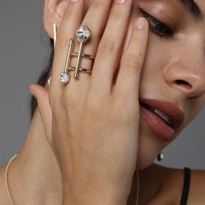 1. Royal Asymmetric Ring white