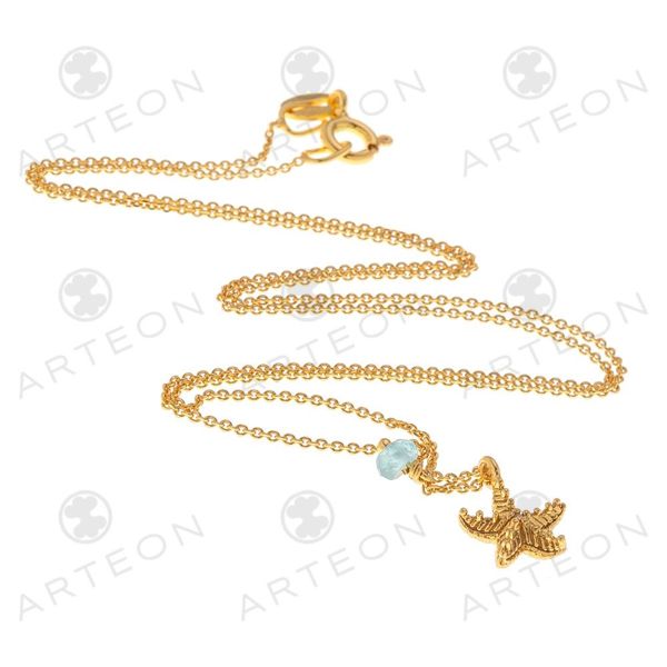 1. Tiny Starfish Chain Necklace gold Arteon 34053-040
