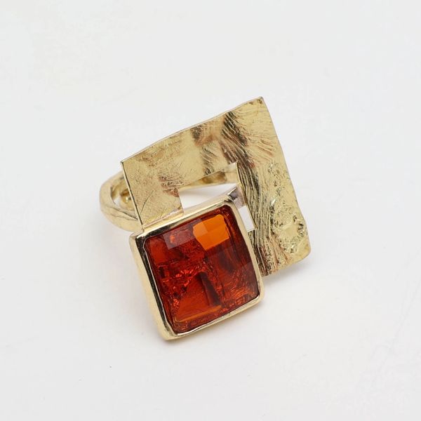 2. Anello Mist marrone KALLIOPE Handmade Jewelry gd1816