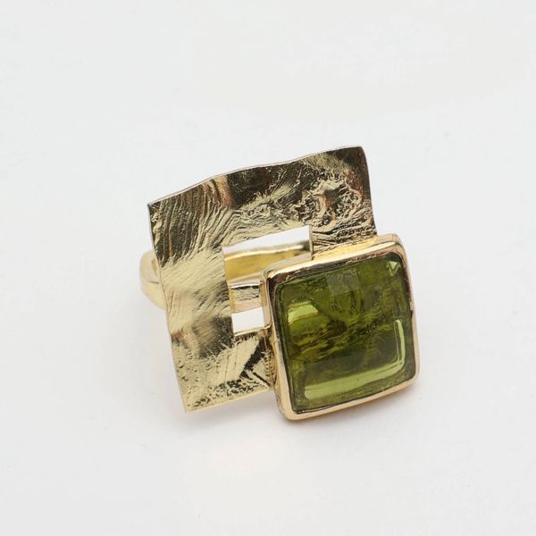 2. Anello Mist verde KALLIOPE Handmade Jewelry gd1816
