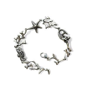 Sea element bracelet silver gray BRASS Workshop