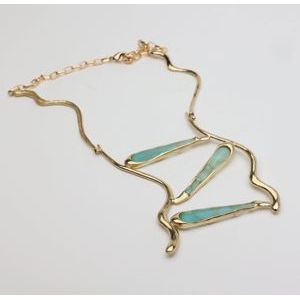 Collana Ice acqua resina KALLIOPE Handmade Jewelry