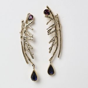 1. Prickle Glitter earrings amethyts