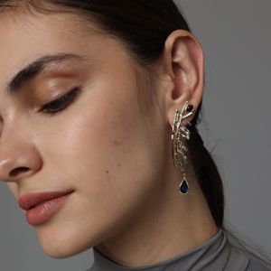 2. Prickle Glitter earrings amethyts