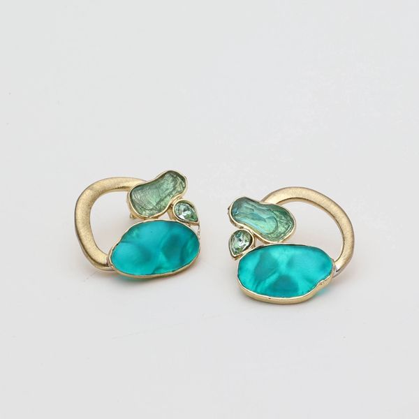 2. Orecchini Mystic Tide blu KALLIOPE Handmade Jewelry gs1790a