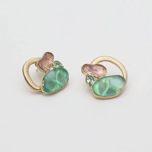 1. Mystic Tide Earrings violet KALLIOPE Handmade Jewelry gs1790a