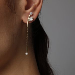 2. Gleam Earrings white