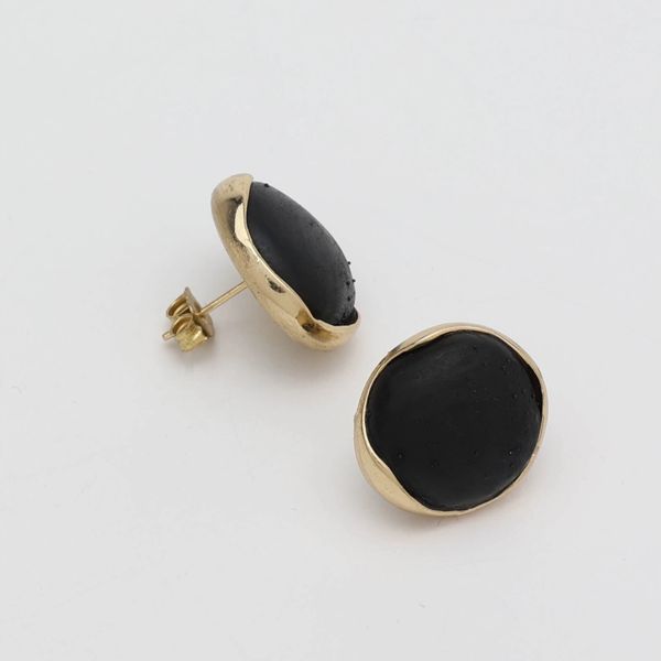 2. Orecchini Bacio nero KALLIOPE Handmade Jewelry gs1830a