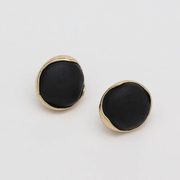 3. Orecchini Bacio nero KALLIOPE Handmade Jewelry gs1830a