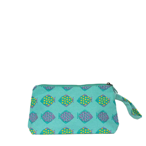 Beauty Fish Polka Dots teal BRASS Workshop