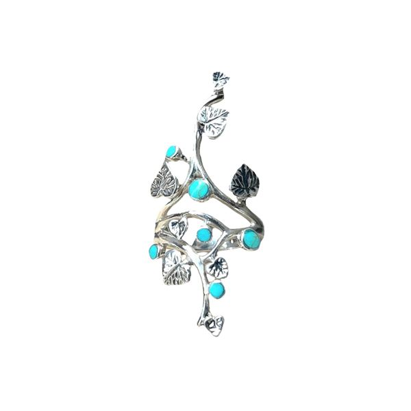 1. Nature ring turquoise BRASS Workshop 25an22