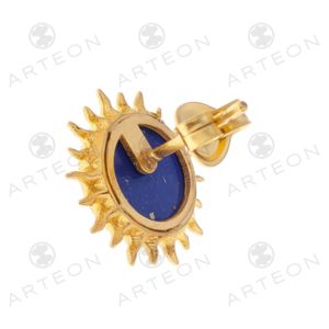1. Sun earrings blue