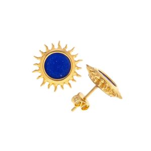 2. Sun earrings blue