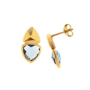 Crystal earrings aqua Arteon